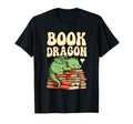 Book Dragon Sleeping Books Fantasy T-Shirt - Novelty Apparel Men Women - T-Shirt, Sweatshirt, Hoodie