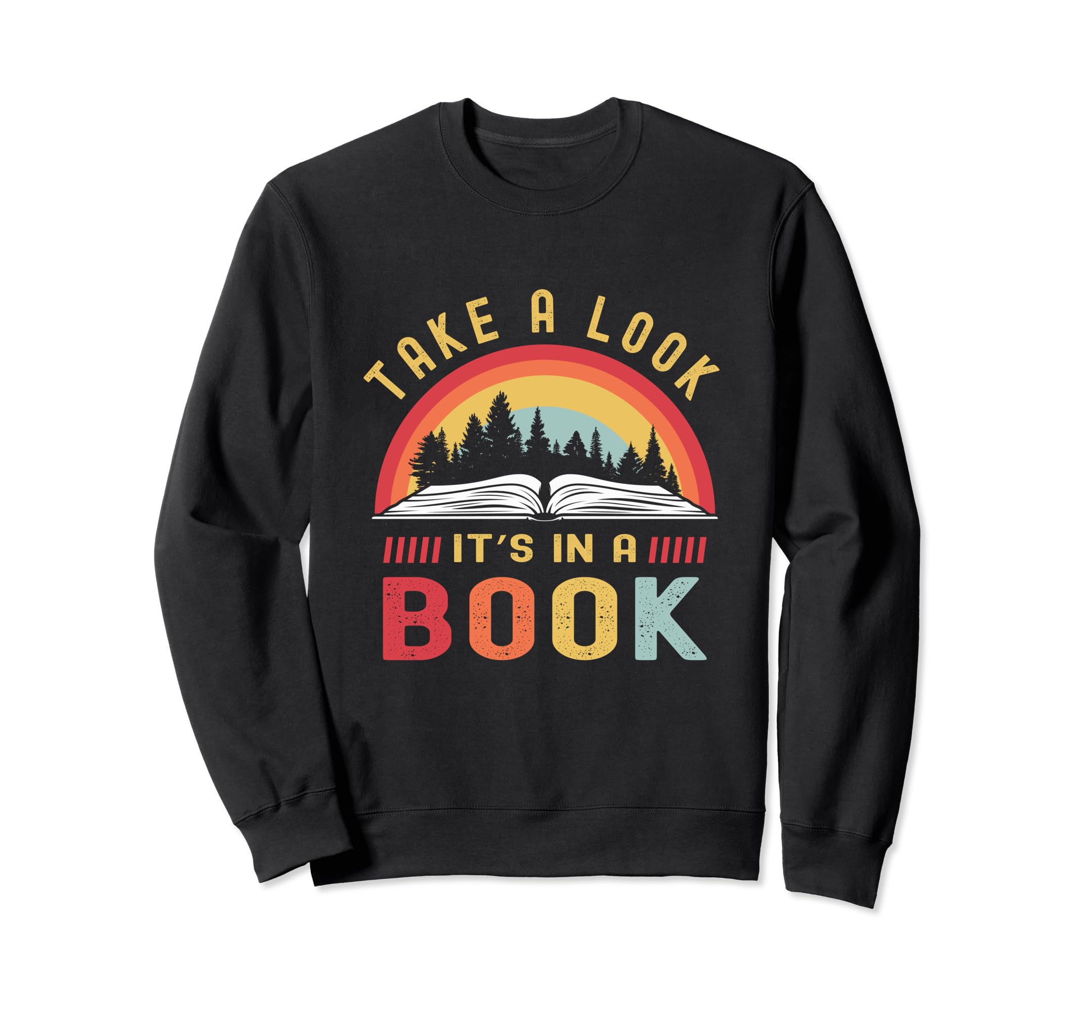 Take Its Book Bookish Book Lover Sweatshirt - Minimalist Print Unisex - T-Shirt, Sweatshirt, Hoodie