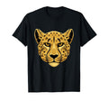 Wild Cheetah Face Safari Animal Lover T-Shirt - Minimalist Print Men Women - T-Shirt, Sweatshirt, Hoodie