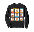 Chihuahua Yoga Poses Dog Sweatshirt - Fun Novelty Design for Adults - T-Shirt, Sweatshirt, Hoodie