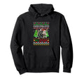 Overstimulated But Festive Santa Opossum Hoodie - Aesthetic Graphic Unisex - T-Shirt, Sweatshirt, Hoodie
