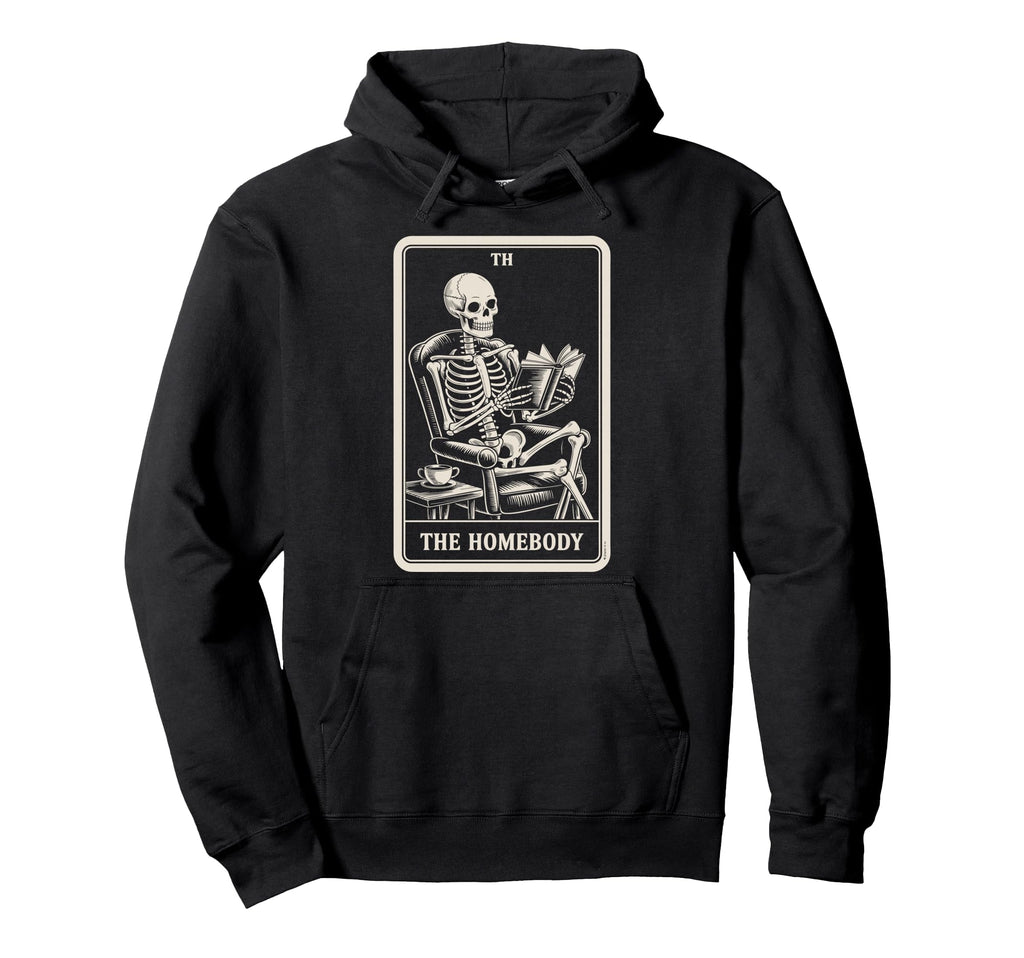 Homebody Tarot Indoorsy Antisocial Hoodie - Fun Novelty Design Unisex - T-Shirt, Sweatshirt, Hoodie