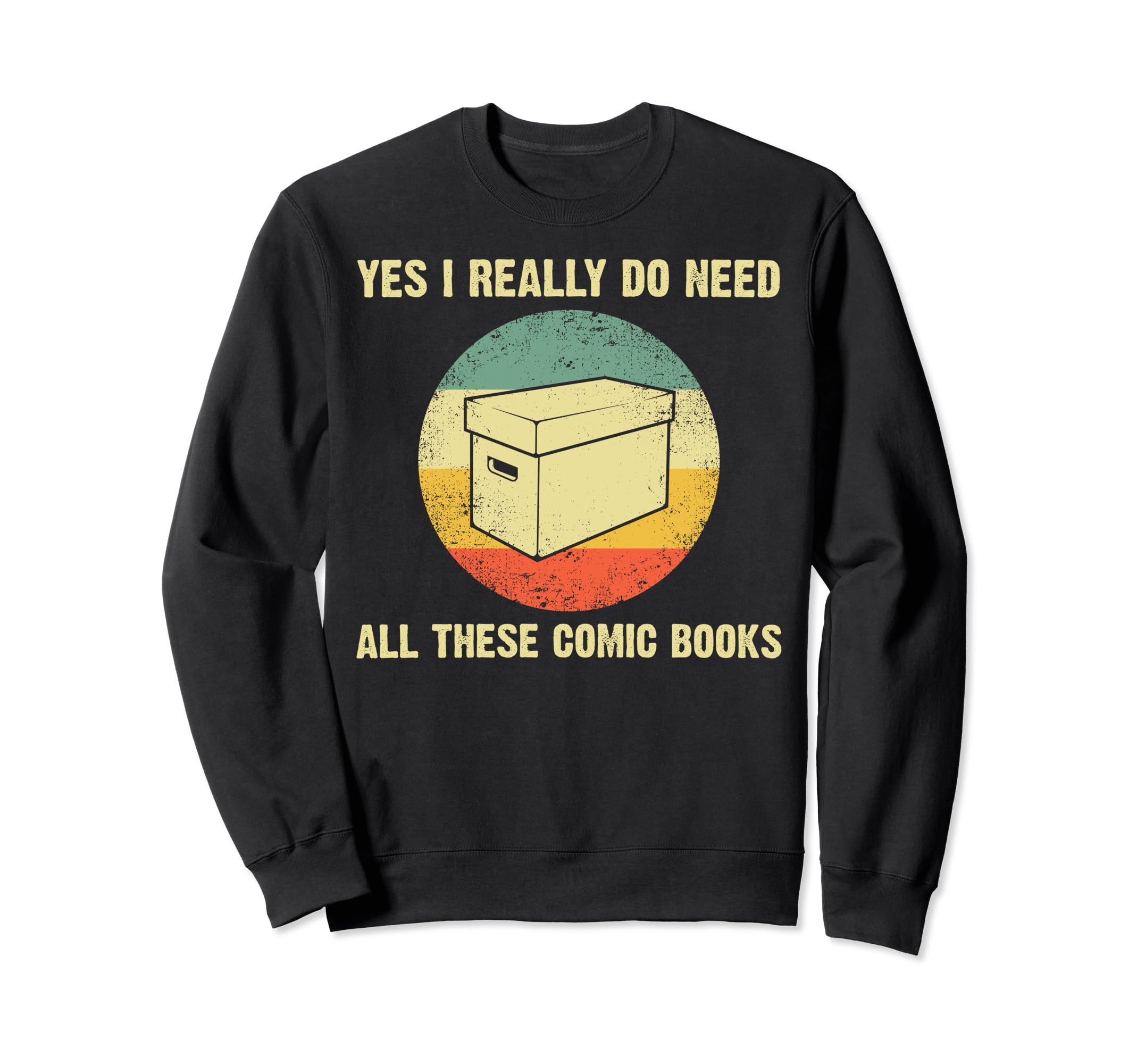 Comic Book Comic Book Lovers Books Nerd Sweatshirt - Unique Graphic Unisex - T-Shirt, Sweatshirt, Hoodie