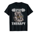 Elephant Powerlifter Workout Gym Iron Is T-Shirt - Trendy Graphic Unisex - T-Shirt, Sweatshirt, Hoodie