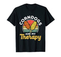 Corndogs Are My Therapy Foodie T-Shirt - Fun Novelty Design for Adults - T-Shirt, Sweatshirt, Hoodie