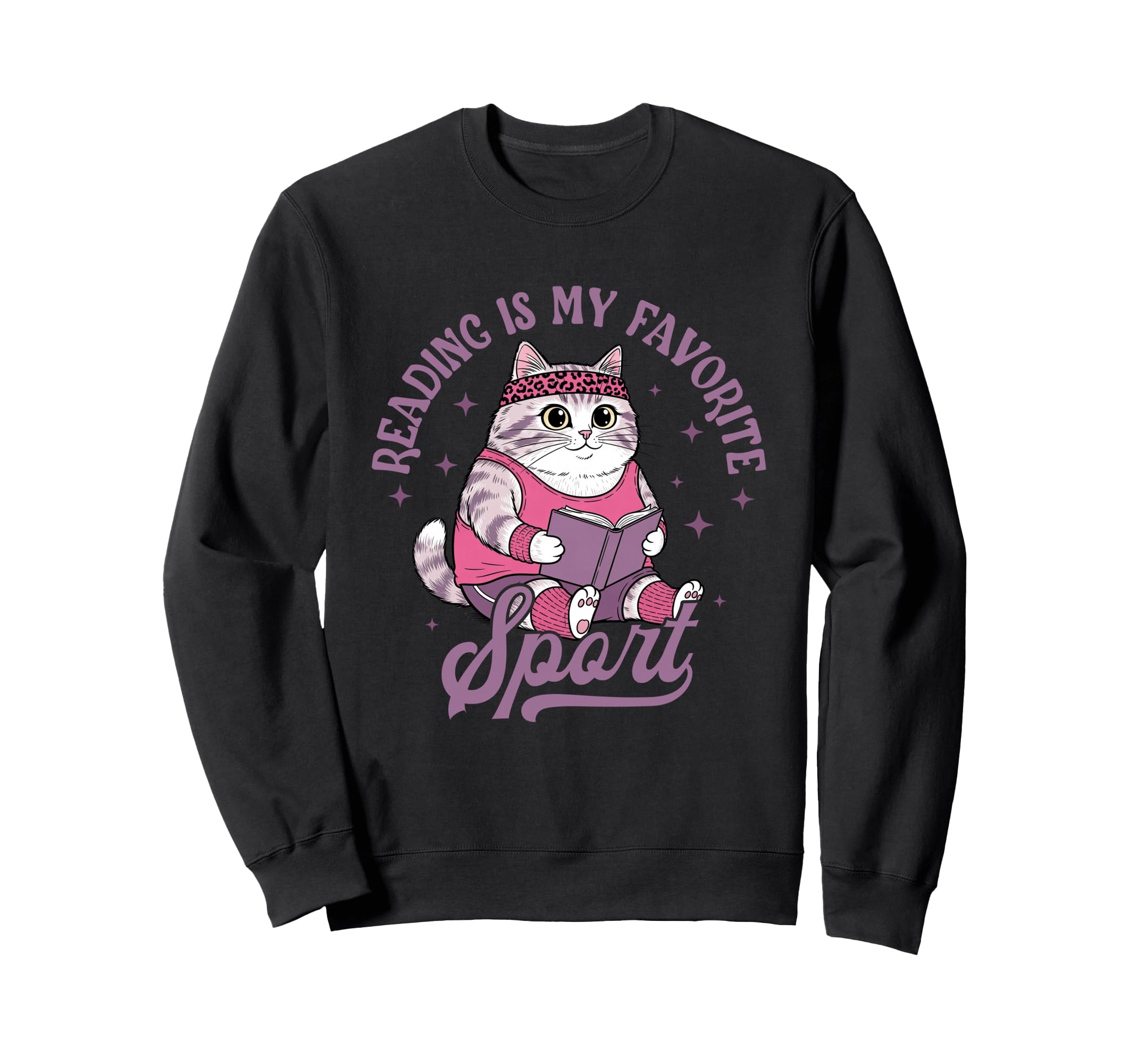 Reading Is My Favorite Sport Bookworm Sweatshirt - Minimalist Print Unisex - T-Shirt, Sweatshirt, Hoodie