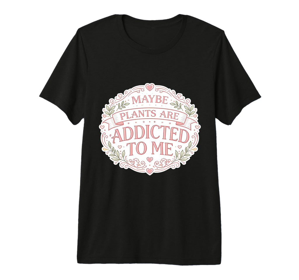Maybe Plants Are Addicted To Me T-Shirt - Custom Art Print for Adults - T-Shirt, Sweatshirt, Hoodie