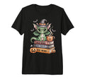 Halloween Book Dragon Tri Blend T-Shirt - Casual Everyday Wear for Adults - T-Shirt, Sweatshirt, Hoodie
