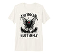 Antisocial Butterfly Tri Blend T-Shirt - Streetwear Style Unisex - T-Shirt, Sweatshirt, Hoodie