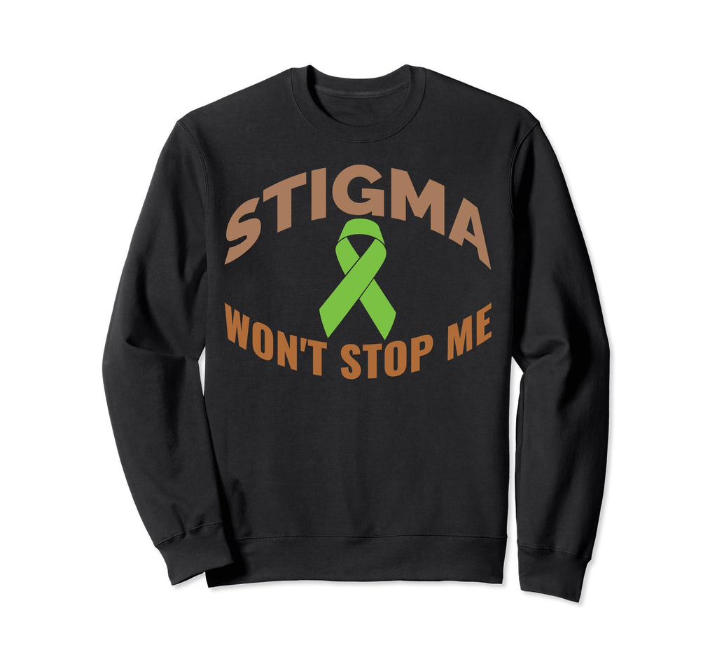 Mental Health Matters Green Ribbon Sweatshirt - Novelty Apparel Unisex - T-Shirt, Sweatshirt, Hoodie