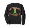 Mental Health Matters Green Ribbon Sweatshirt - Novelty Apparel Unisex - T-Shirt, Sweatshirt, Hoodie