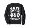 Mental Wellness Advocate Supporting Sweatshirt - Minimalist Print Unisex - T-Shirt, Sweatshirt, Hoodie