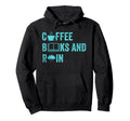 Coffee Books And Rain Coffee Book Lover Hoodie - Graphic Print Men Women - T-Shirt, Sweatshirt, Hoodie