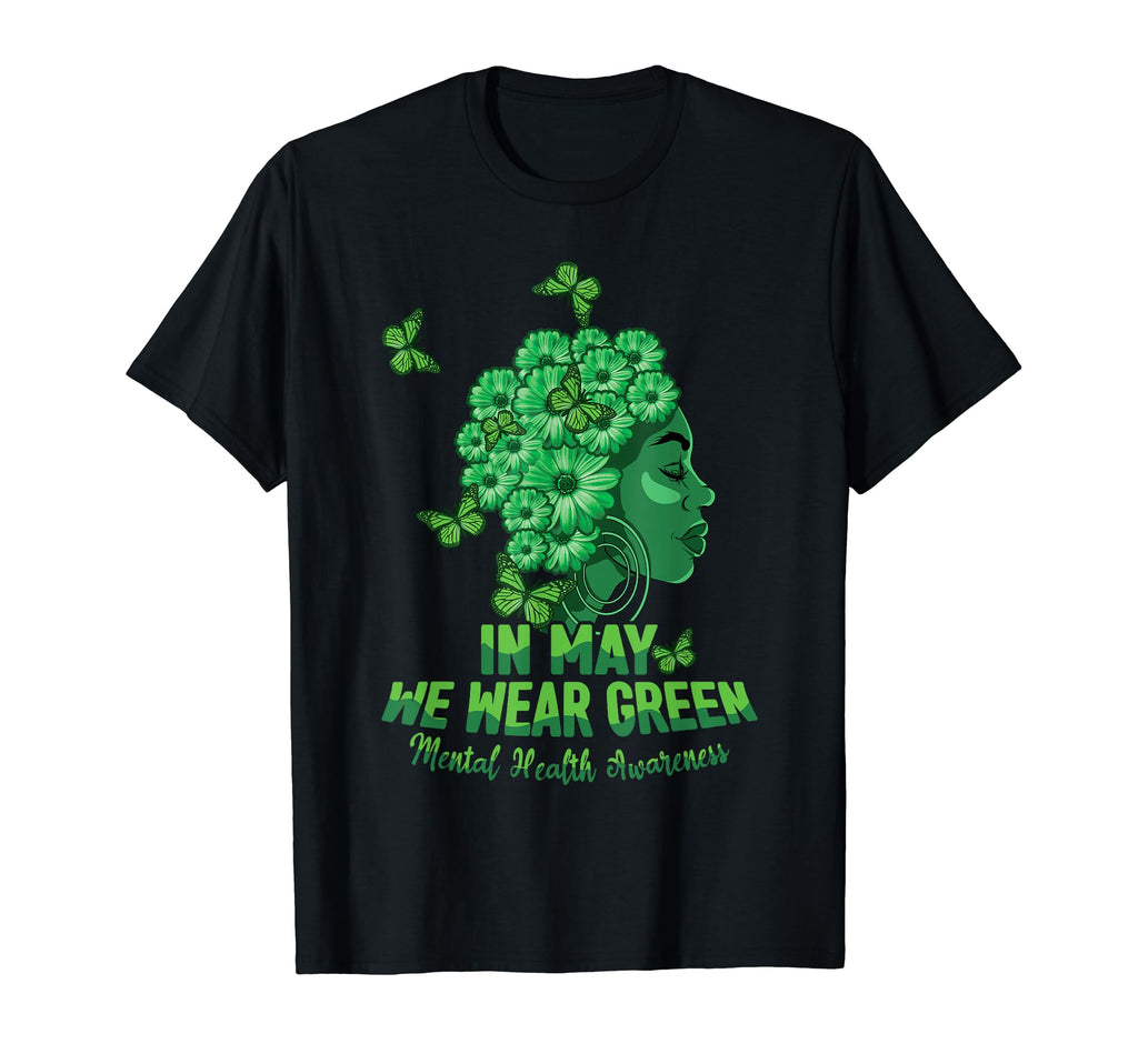 May We Wear Green Mental Health T-Shirt - Streetwear Style for Adults - T-Shirt, Sweatshirt, Hoodie