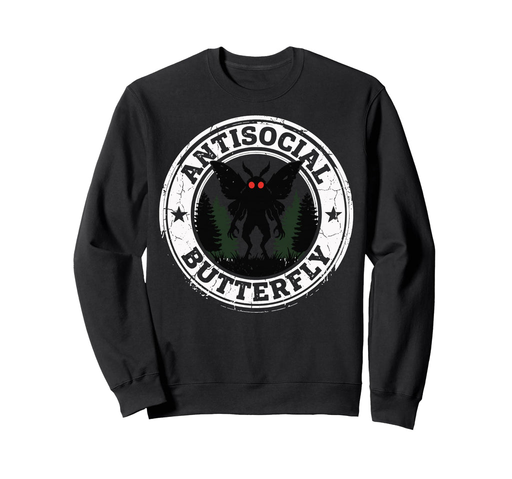 Cryptid Cryptozoology Mothman T-Shirt - Minimalist Print for Adults - T-Shirt, Sweatshirt, Hoodie