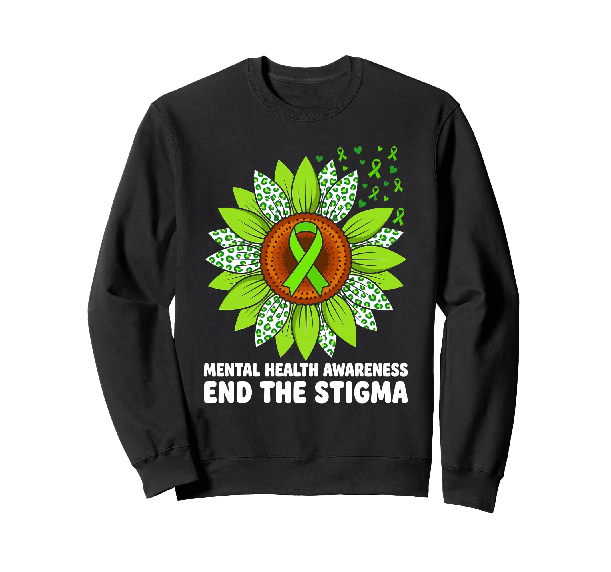 Mental Health Awareness End Stigma Sweatshirt - Aesthetic Graphic Unisex - T-Shirt, Sweatshirt, Hoodie