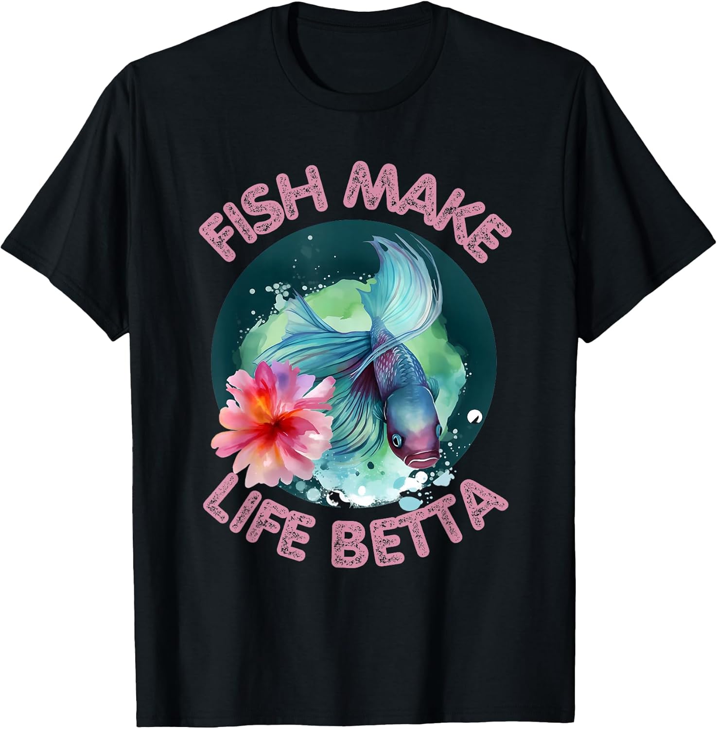 Aquarium Keeper Threads Fish Make Life Betta Merch Unisex T-shirt, Sweatshirt, Hoodie, Long Sleeve Tee - T-Shirt, Sweatshirt, Hoodie