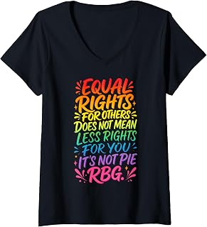 Women's Empowering Quote on Equal Rights for Others V-Neck T-Shirt Unisex T-shirt, Sweatshirt, Hoodie, Long Sleeve Tee - T-Shirt, Sweatshirt, Hoodie