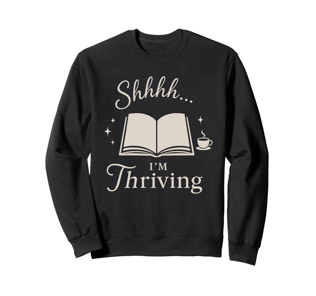 Library Nerd Book Lover Introvert Sweatshirt - Aesthetic Graphic Men Women - T-Shirt, Sweatshirt, Hoodie