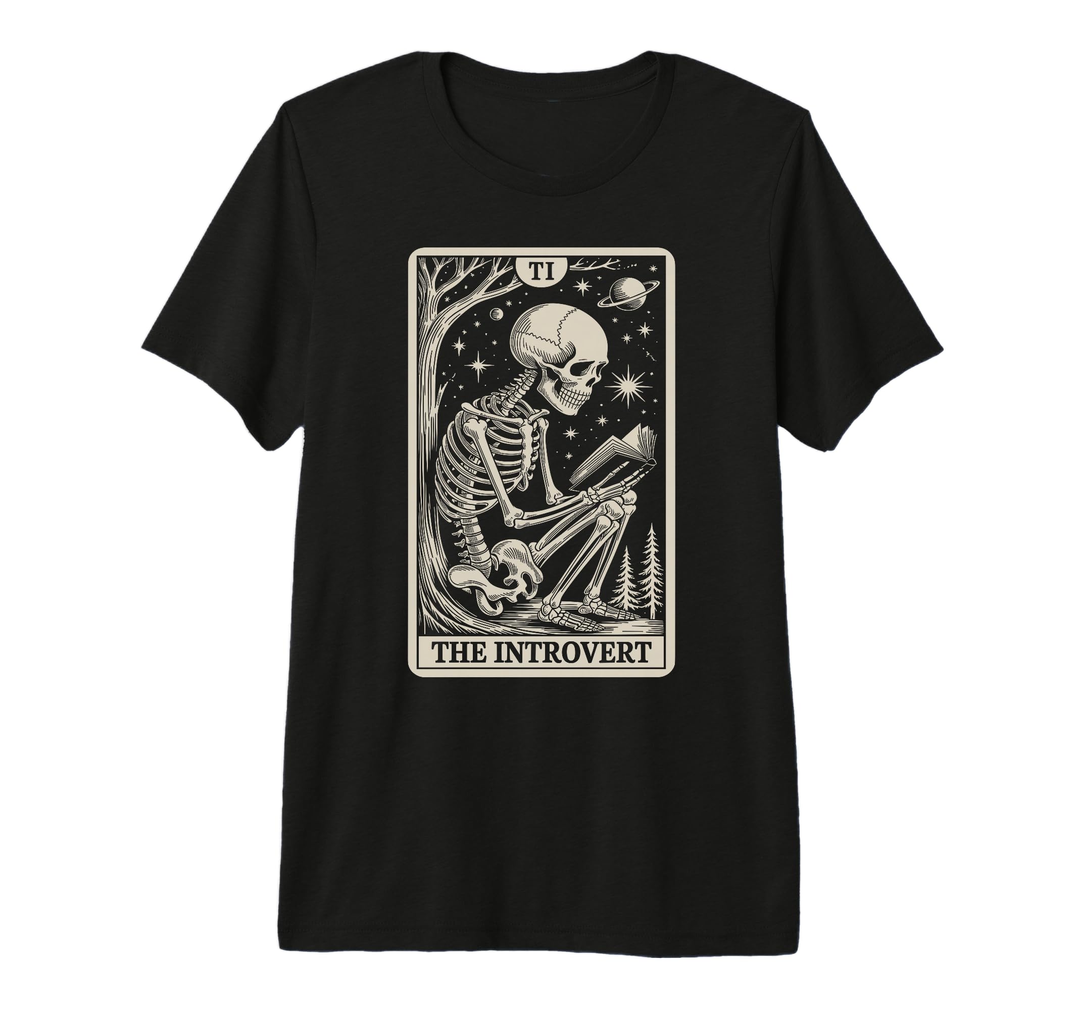 Introvert Tarot Card Indoorsy T-Shirt - Streetwear Style for Adults - T-Shirt, Sweatshirt, Hoodie