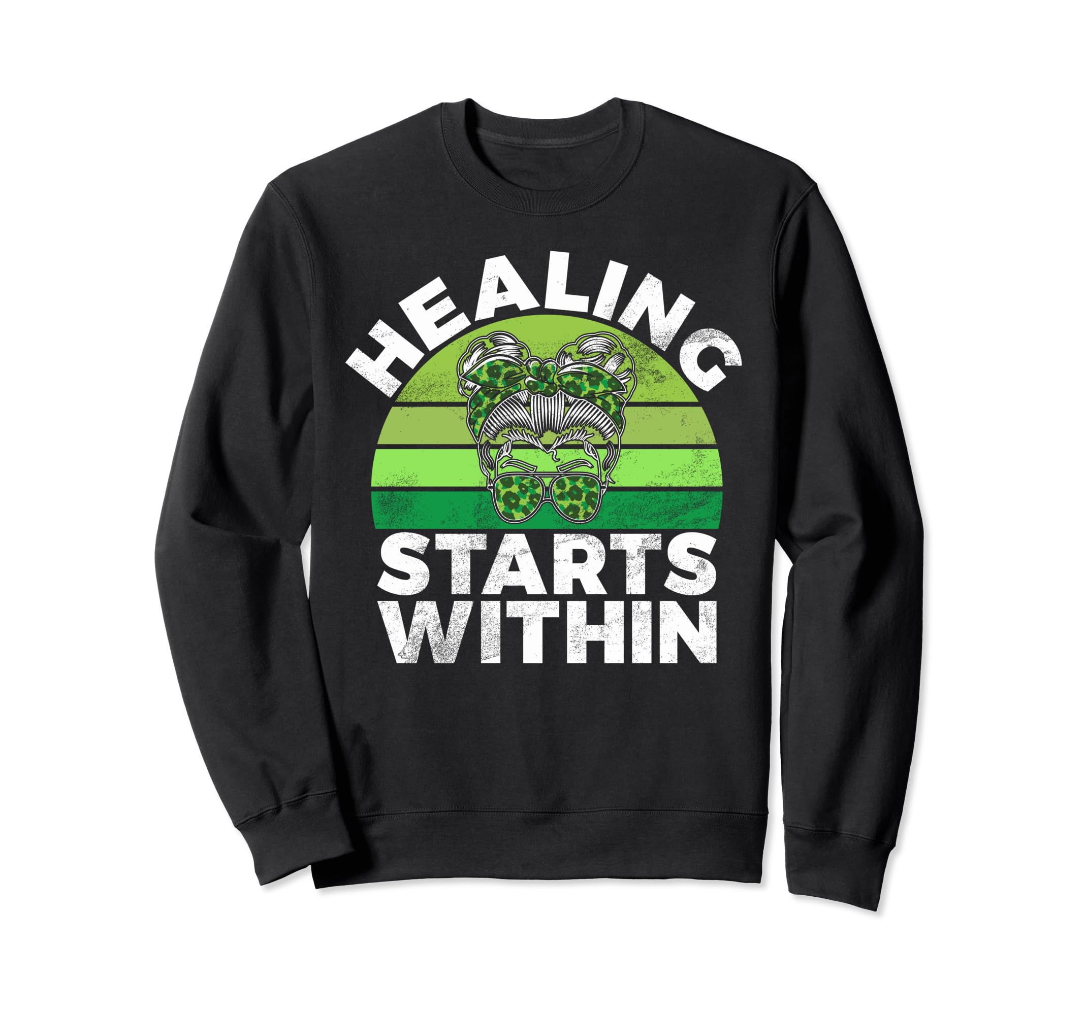 Healing Starts Within Mental Health Sweatshirt - Novelty Apparel for Adults - T-Shirt, Sweatshirt, Hoodie