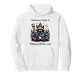 Getting My Steps Walking Lord Raccoon Hoodie - Minimalist Print for Adults - T-Shirt, Sweatshirt, Hoodie