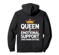 Emotional Support Girlfriend Do Not Pet Hoodie - Novelty Apparel Unisex - T-Shirt, Sweatshirt, Hoodie