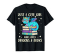 Just Who Loves Dragons And Books T-Shirt - Aesthetic Graphic Men Women - T-Shirt, Sweatshirt, Hoodie