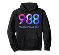 988 Suicide Prevention Stay Tomorrow Hoodie - Casual Everyday Wear Unisex - T-Shirt, Sweatshirt, Hoodie