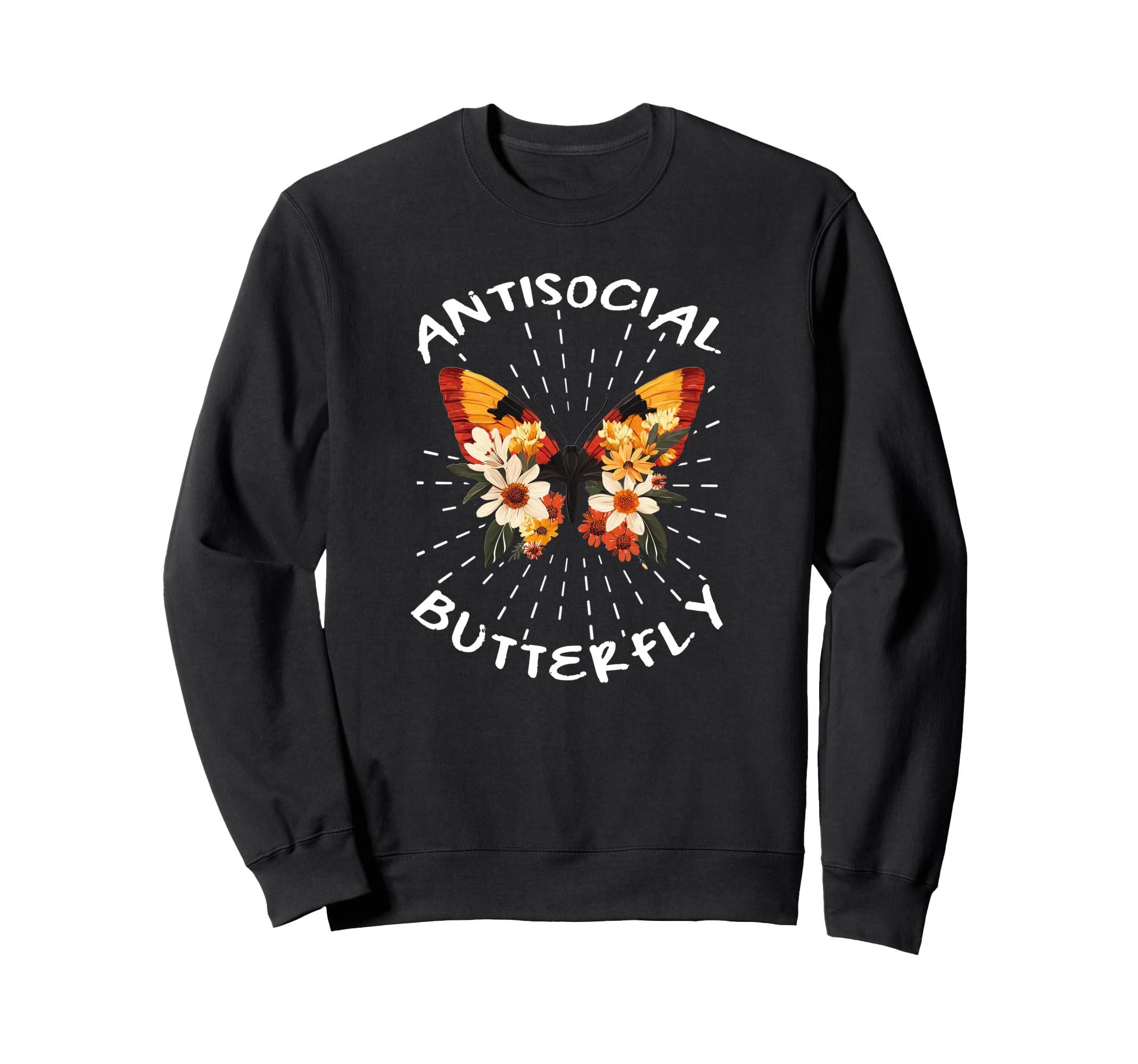 Antisocial Butterfly Gift T-Shirt - Fun Novelty Design for Adults - T-Shirt, Sweatshirt, Hoodie