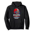 Reading Is My Favorite Sport Football Hoodie - Trendy Graphic for Adults - T-Shirt, Sweatshirt, Hoodie