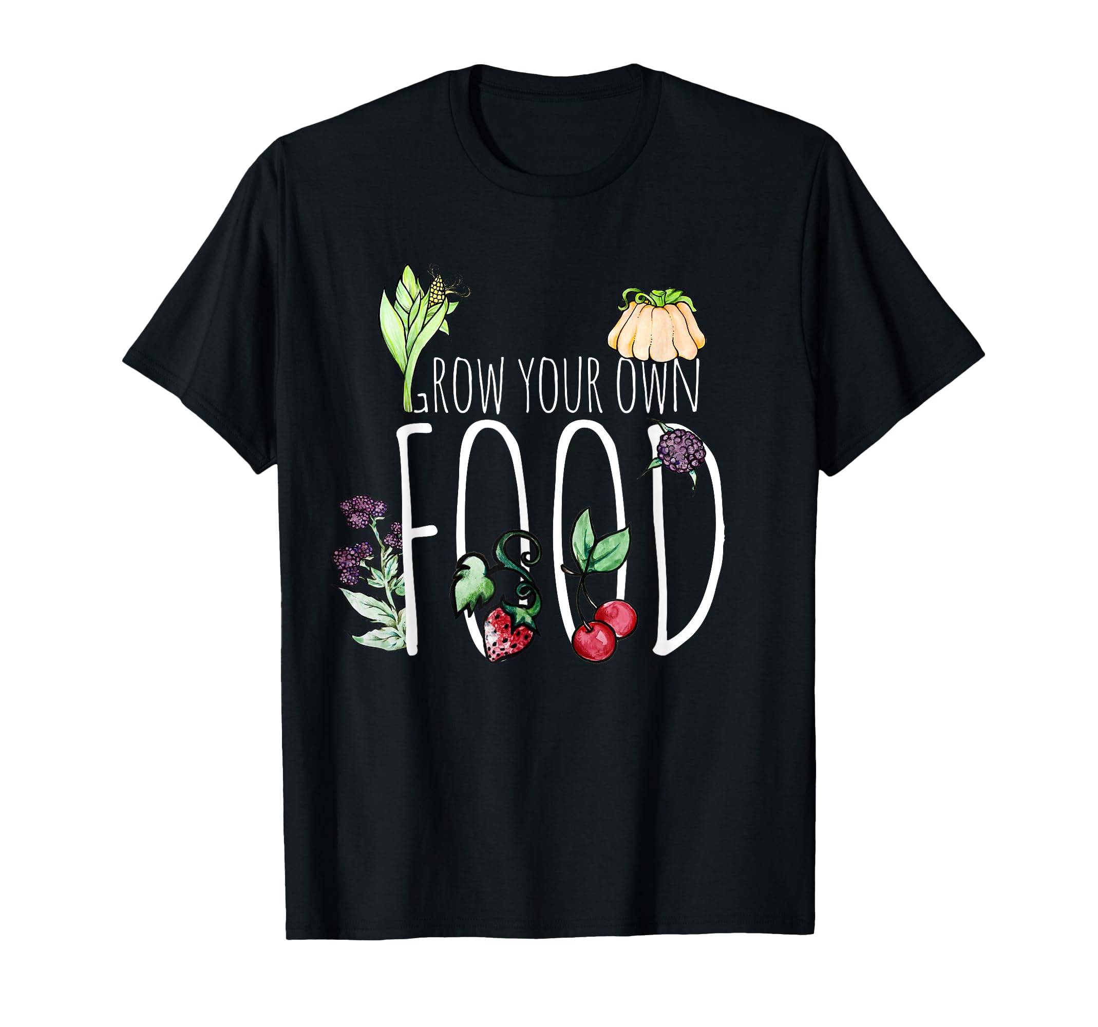 Grow Your Own Food Farming And T-Shirt - Minimalist Print for Adults - T-Shirt, Sweatshirt, Hoodie