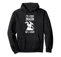 Im Book Dragon Not Worm Reading Book Lover Hoodie - Graphic Print Men Women - T-Shirt, Sweatshirt, Hoodie