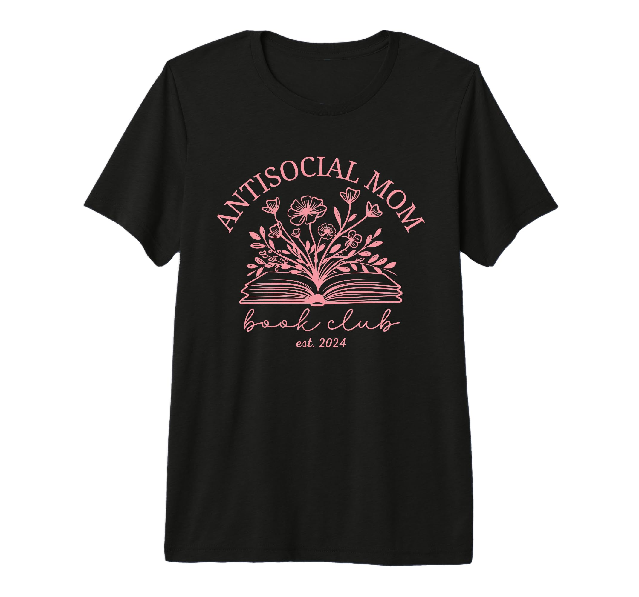 Antisocial Book Club Mom Introvert Book T-Shirt - Graphic Print for Adults - T-Shirt, Sweatshirt, Hoodie