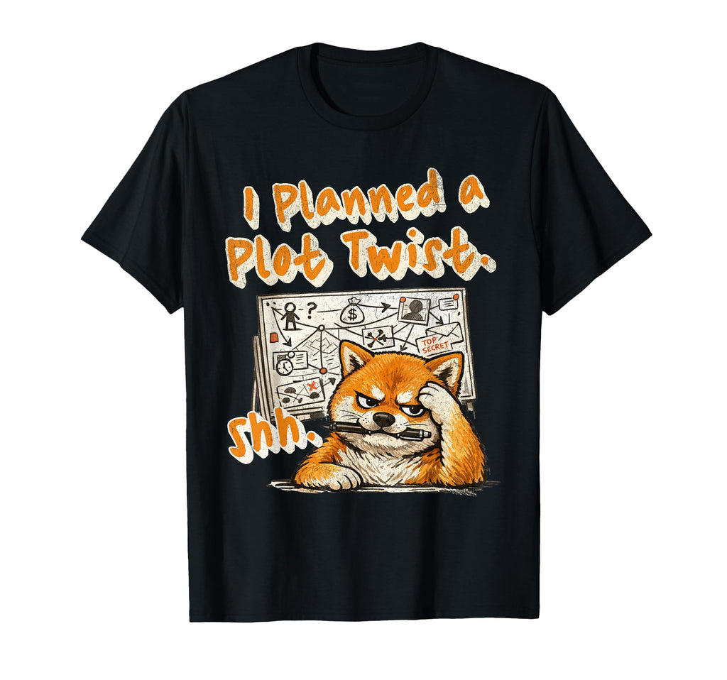 I Planned Plot Twist Funny Bookworm T-Shirt - Aesthetic Graphic for Adults - T-Shirt, Sweatshirt, Hoodie