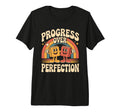 Progress Over Perfection Dyslexia T-Shirt - Minimalist Print Men Women - T-Shirt, Sweatshirt, Hoodie