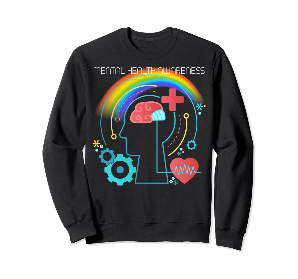 Lgbtq Mental Health Awareness Sweatshirt - Streetwear Style for Adults - T-Shirt, Sweatshirt, Hoodie