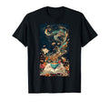 Whimsical Open Book Coffee T-Shirt - Casual Everyday Wear Men Women - T-Shirt, Sweatshirt, Hoodie
