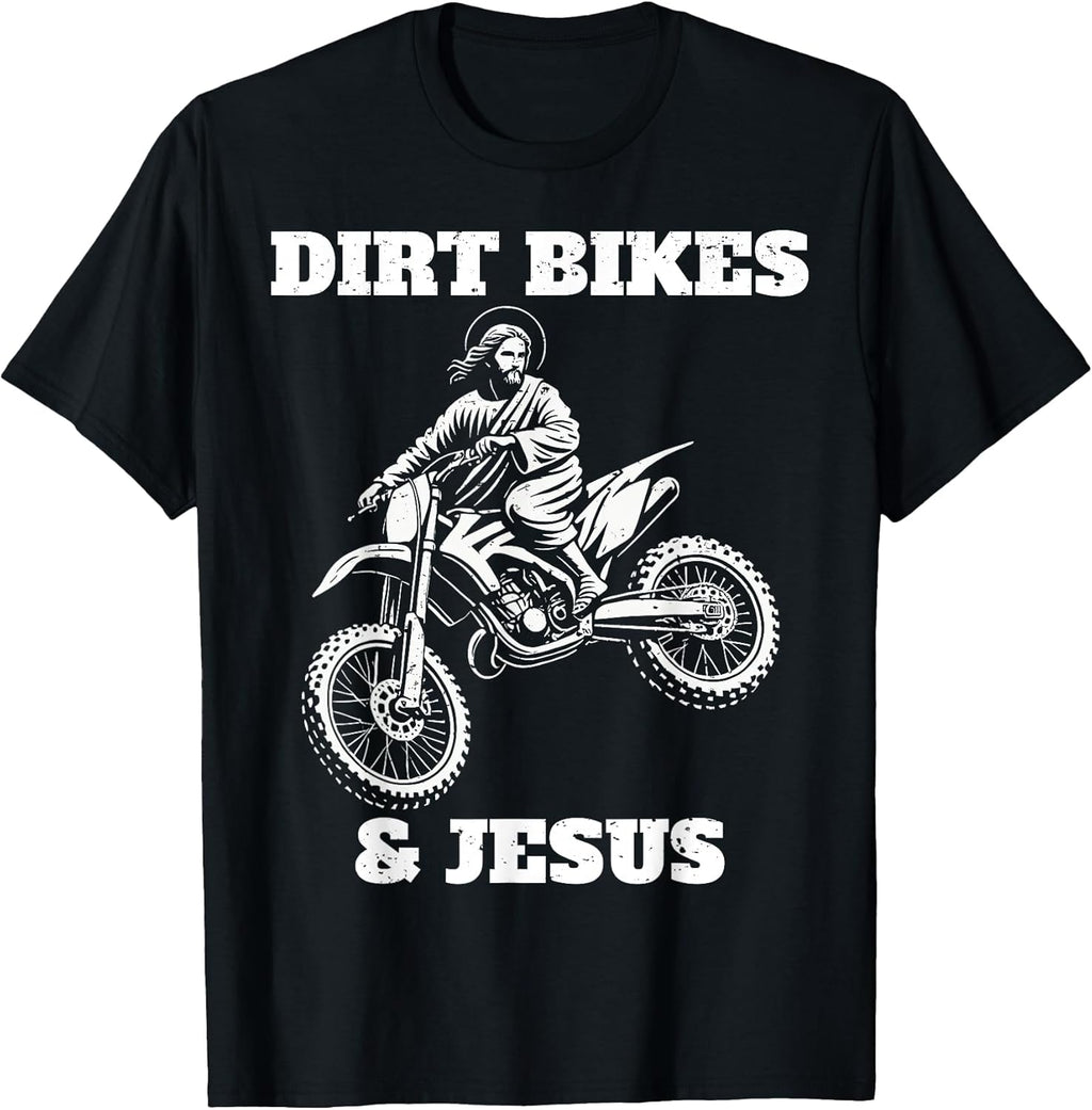 Funny jesus christ christian dirt bike motocross Unisex T-shirt, Sweatshirt, Hoodie, Long Sleeve Tee - T-Shirt, Sweatshirt, Hoodie