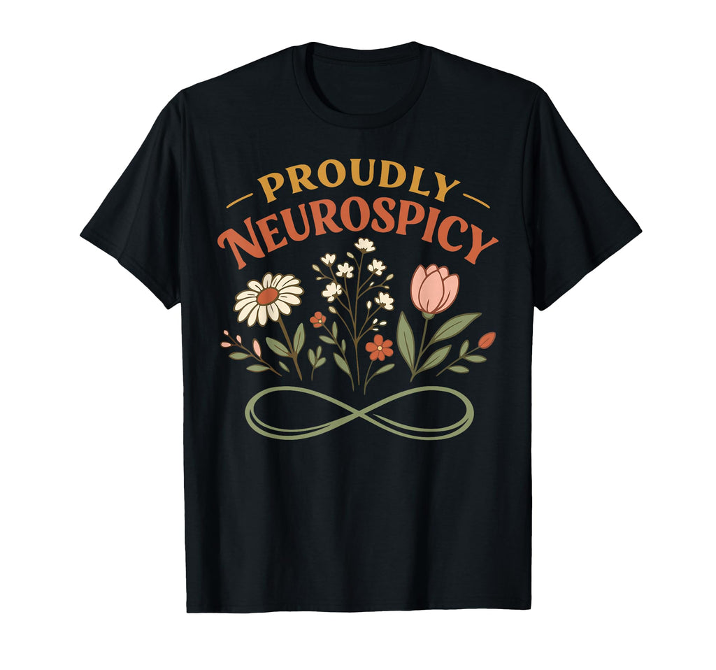 Neurodivergent Neurospicy Brain Adhd T-Shirt - Graphic Print for Adults - T-Shirt, Sweatshirt, Hoodie