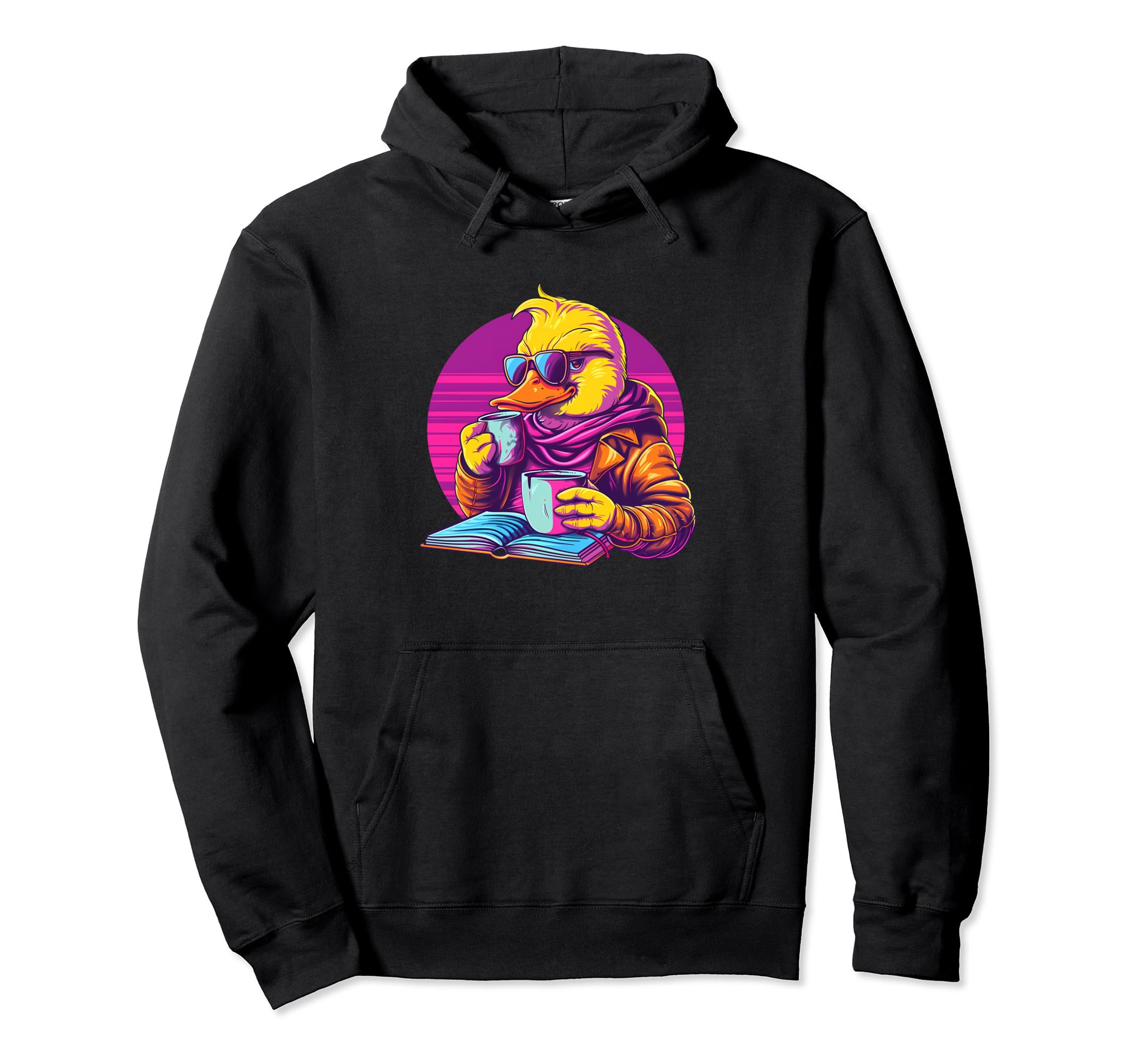 Rubber Duck Rubber Duckie Reader Hoodie - Novelty Apparel for Adults - T-Shirt, Sweatshirt, Hoodie