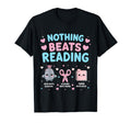 Nothing Beats Reading Rock Paper T-Shirt - Aesthetic Graphic Unisex - T-Shirt, Sweatshirt, Hoodie