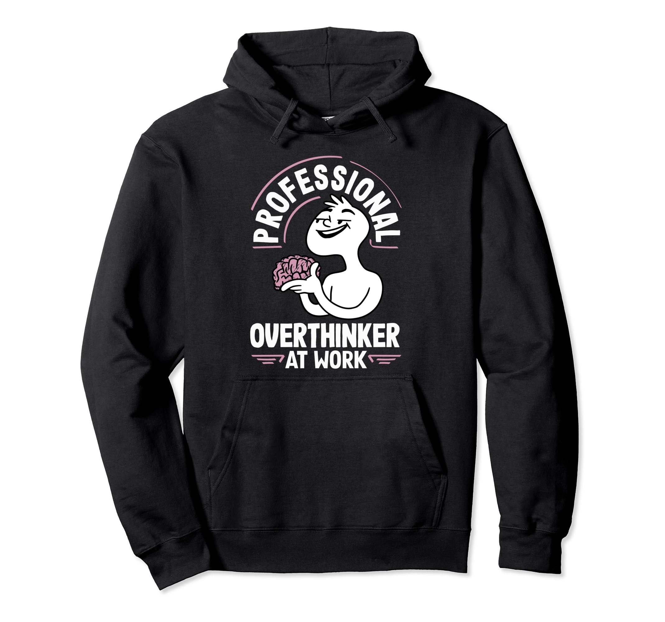Professional Overthinker Thoughtful Hoodie - Streetwear Style for Adults - T-Shirt, Sweatshirt, Hoodie
