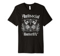 Sarcastic Antisocial Butterfly T-Shirt - Streetwear Style for Adults - T-Shirt, Sweatshirt, Hoodie