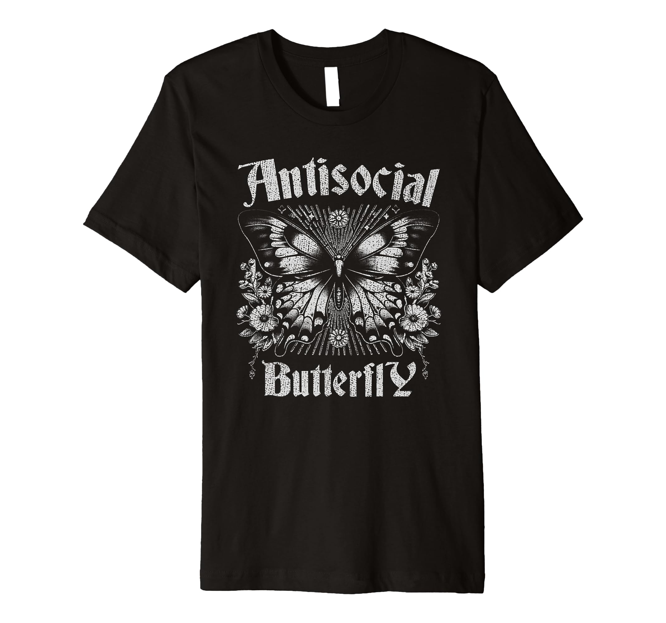 Sarcastic Antisocial Butterfly T-Shirt - Streetwear Style for Adults - T-Shirt, Sweatshirt, Hoodie
