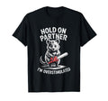 Quokka Mouse And Chainsaw Hold T-Shirt - Novelty Apparel for Adults - T-Shirt, Sweatshirt, Hoodie