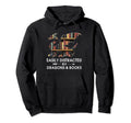 Dragon And Books Lover Funny Easily Hoodie - Casual Everyday Wear Unisex - T-Shirt, Sweatshirt, Hoodie