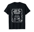 Reading Book Lover Bookish Floral Ask T-Shirt - Novelty Apparel for Adults - T-Shirt, Sweatshirt, Hoodie