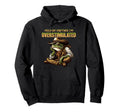 Hold Partner Im Overstimulated Frog Hoodie - Trendy Graphic Unisex - T-Shirt, Sweatshirt, Hoodie