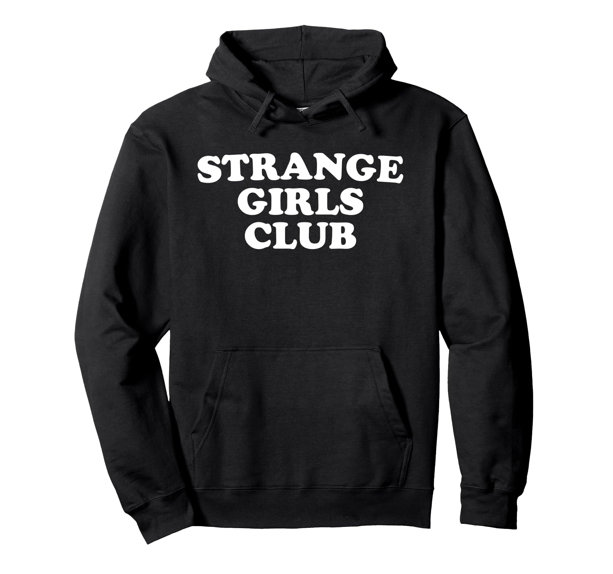 Strange Club Funny Weird Antisocial Hoodie - Custom Art Print Men Women - T-Shirt, Sweatshirt, Hoodie